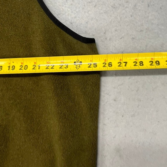 Patagonia Synchilla Fleece Vest Mens XXL Olive Green Full Zip Gorpcore - Picture 8 of 10